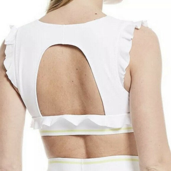 Free People Sanctuary Ruffle Sport Bra M (8-10) - Picture 4 of 4